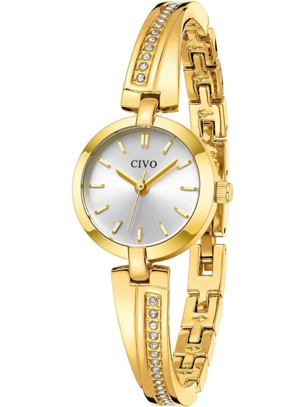 Dainty Gold Bracelet Watch for Women - Stylish Small Wrist Timepiece